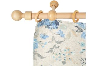 5949127108860 - Gardinenstange »Giro« 1 läufig-läufig Fixmass 28 mm Holz verschiedene Längen und Farben Komplettset