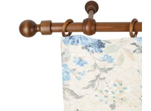 5949127109447 - Gardinenstange »Giro« 1 läufig-läufig Fixmass 28 mm Holz verschiedene Längen und Farben Komplettset