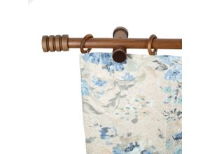 5949127121159 - Gardinenstange »Pisa« 1 läufig-läufig Fixmass 28 mm Holz verschiedene Längen und Farben Komplettset