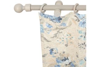 5949127122033 - Gardinenstange »Giro« 1 läufig-läufig Fixmass 28 mm Holz verschiedenen Längen und Farben Komplettset