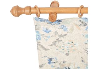 5949127123375 - Gardinenstange »Ares« 1 läufig-läufig Fixmass 28 mm Holz verschiedene Längen und Farben Komplettset