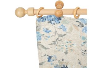 5949127130236 - Gardinenstange »Giro« 1 läufig-läufig Fixmass 28 mm Holz verschiedenen Längen und Farbe Komplettset