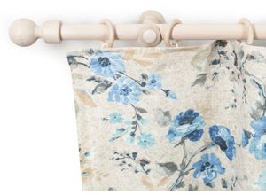 5949127130304 - Gardinenstange »Giro« 1 läufig-läufig Fixmass 28 mm Holz verschiedenen Längen und Farbe Komplettset