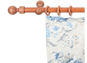 5949127130694 - Gardinenstange »Giro« 1 läufig-läufig Fixmass 28 mm Holz verschiedenen Längen und Farbe Komplettset