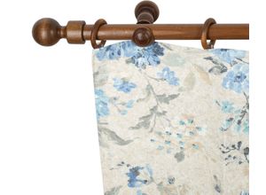 5949127130731 - Gardinenstange »Giro« 1 läufig-läufig Fixmass 28 mm Holz verschiedenen Längen und Farbe Komplettset