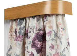 5949127202490 - Vorhangschiene »SH1« 1 läufig-läufig Fixmass Set 1-läufig inkl Rundbögen Blende 75 cm vorgebohrt Innenlauf