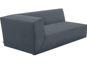 5996572080227 - Sofa-Eckelement TOM TAILOR HOME ELEMENTS Polsterelemente Gr Samtstoff TSV grau (dark grey tsv 39) Sofa-Element Sofaelemente Ecksofa mit Armlehne links