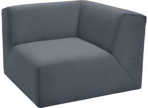 5996572080401 - Sofa-Eckelement TOM TAILOR HOME ELEMENTS Polsterelemente Gr Samtstoff TSV grau (dark grey tsv 39) Sofa-Element Sofaelemente Ecke zur Verbindung der