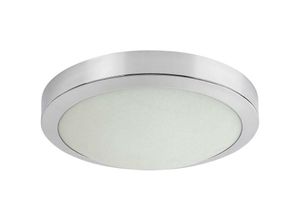 5996595750084 - 75008 Badezimmerleuchte klementine Metall Chrom Glas weiß E27 2 x max40W IP44 H95cm Ø30cm dimmbar - Rabalux