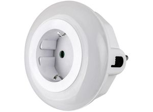 5996595760113 - 76011 led Dekoleuchte abel Kunststoff weiß 054W 3000K Ø8cm Lichtsensor mit Sensor - Rabalux