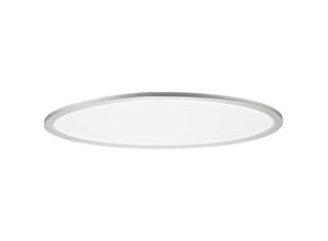 5998250321912 - 2191 led Deckenleuchte taleb silber oval 60 x 40cm h 5cm inkl Fernbedienung mit Nachtlichtfunktion - Rabalux