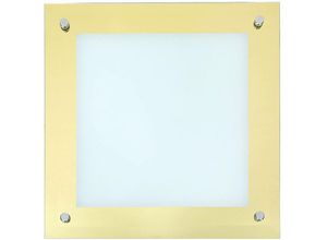 5998250330464 - 3046 led Deckenleuchte Lars aus Metall Glas gold B40cm H40cm - Rabalux