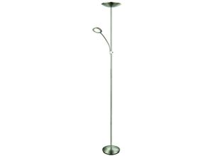 5998250370064 - Greenice - Rabalux 7006 led Stehleuchte Vlasta Metall satin chrom Ø25cm H182cm mit Schalter