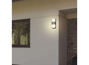 5998250389400 - 8940 Außenleuchte Wandleuchte Rodez aus Metall u Kunststoff anthrazit grau  weiß L7cm B115cm H30cm IP44 - Rabalux