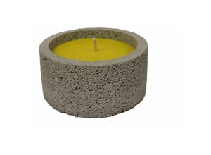 5999006547617 - House of Rustic Outdoorkerze in Betonschale Citronella Ø 15x75 cm  Outdoorkerze