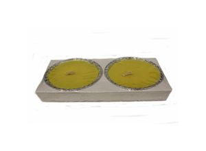 5999006550914 - House Of Rustic - Citronellakerzen gelb 2er Pack in Aluschale ø 124x45 Kerze