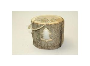 5999006557135 - House of Rustic Holzlaterne Baum Motiv Ø 18 x 15 cm