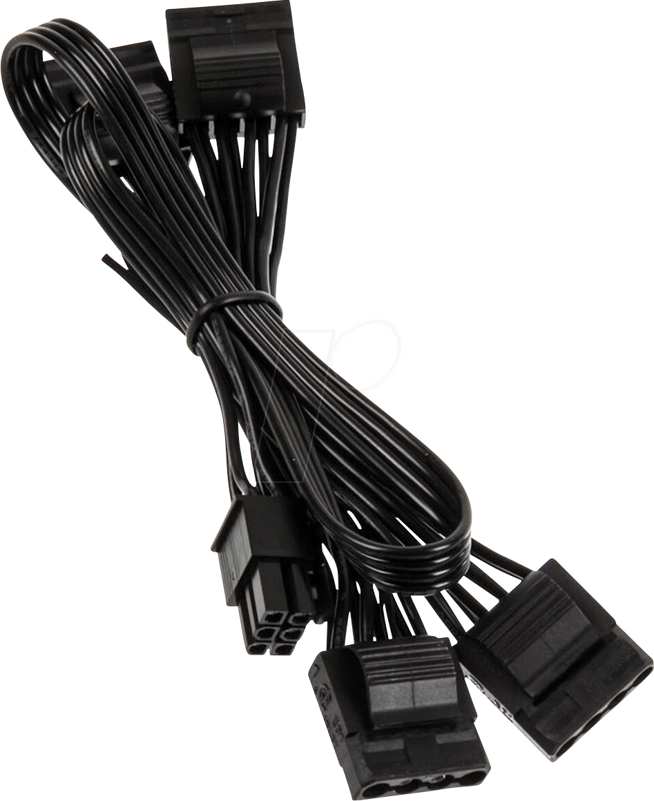 5999094001862 - 01862 - Kolink modulares Kabel für Continuum-Netzteile 4x Molex - schwar