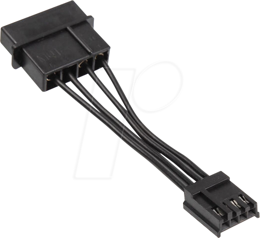 5999094002135 - 02135 - Kolink Adapter-Stromkabel von 4-Pol-Molex auf Floppy - schwarz