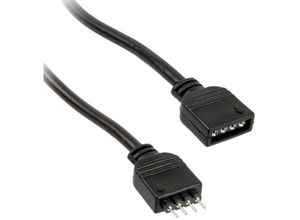 5999094003828 - - PC-Lüfter Verlängerungskabel [1x PC-Lüfter Buchse 4pol - 1x PC-Lüfter Stecker 4pol] 050 m Schwarz