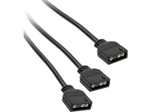 5999094003835 - PC-Lüfter Y-Kabel [1x PC-Lüfter Buchse 3pol - 2x PC-Lüfter Buchse 3pol] 030 m Schwarz Kolink