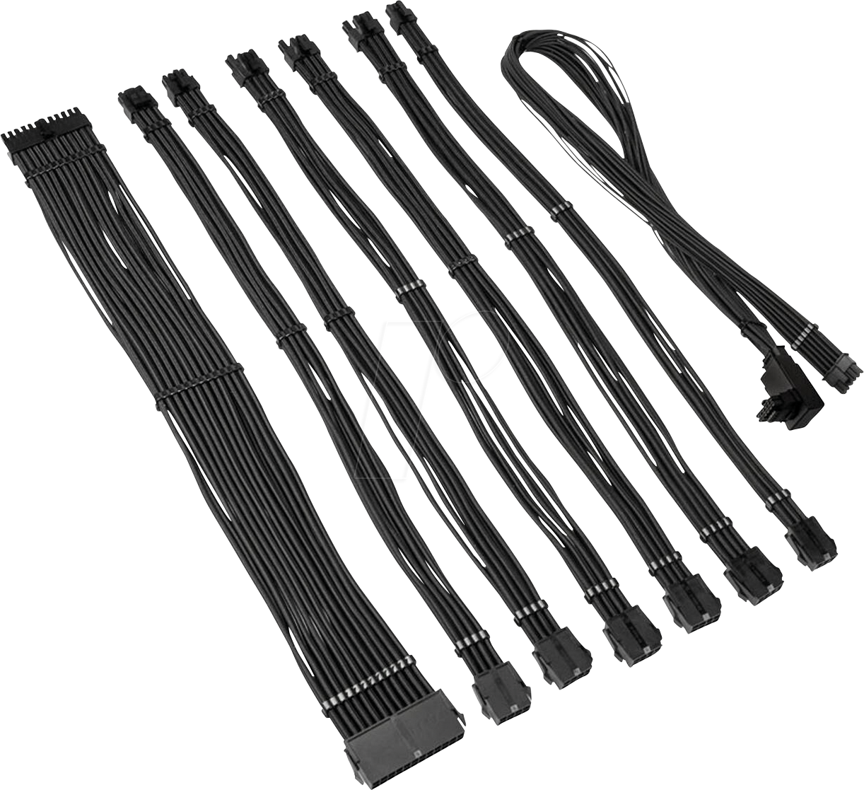 5999094005655 - 05655 - Kolink Core Pro Kabelset 12V-2x6 Typ 1 - schwarz