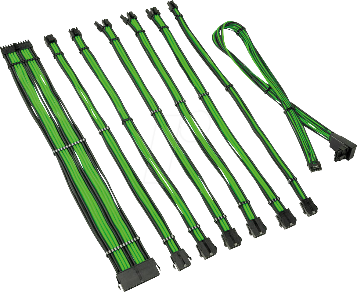 5999094005785 - 05785 - Kolink Core Pro Kabelset 12V-2x6 Typ 2 - grün 5999094005785 - 05785 - Kolink Core Pro Kabelset 12V-2x6 Typ 2 - grün