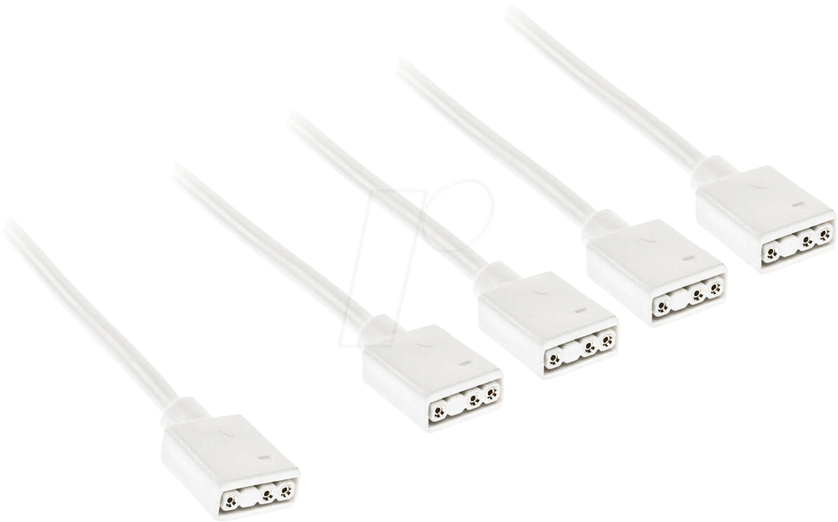 5999094006645 - 06645 - Kolink ARGB 1-4 Splitterkabel - 30cm weiß