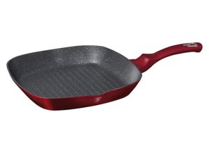 5999108497056 - BerlingerHaus Grillpfanne »Metallic Line - Burgundy« Ø 28 cm