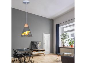 6033797035997 - Kronleuchter in Badmintonform für den Innenbereich Kreativer Moderner Pendelleuchten Deckenlampen aus Eisen und Holz für Wohnzimmer Esszimmer