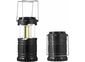 6089639385744 - Longziming - Faltbare LED-Campinglaterne 2 Stück wasserdichte ultrahelle LED-Laterne für Camping Wandern Garten Angeln usw