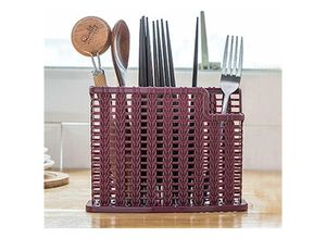 6089639500451 - Besteckhalter Abtropffläche Utensilien-Trockengestelle Abfluss Besteck-Organizer Löffel Gabel Essstäbchenhalter Küchenutensilien-Tablett für