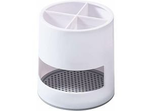 6089639500857 - Longziming - Besteckständer Abtropfgestell Abs-Multifunktions-Utensilienhalter Besteck-Dread-Aufbewahrungsbox Küchengabel Küchenlöffel