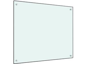 6090177158851 - Longziming - Küchenrückwand Weiß 70 x 60 cm Hartglas