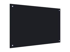 6090177159155 - Longziming - Küchenrückwand Schwarz 90 x 60 cm Hartglas