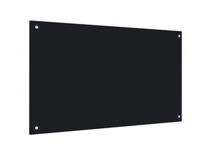 6090177159186 - Longziming - Küchenrückwand Schwarz 100 x 60 cm Hartglas