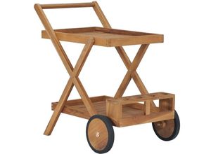 6090177731085 - Longziming - Teewagen Massivholz Teak