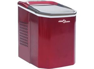 6090177736097 - Longziming - Eiswürfelbereiter Rot 14 l 15 kg   24 h