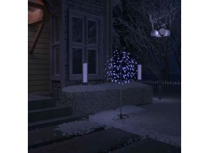 6090177737292 - Longziming - Weihnachtsbaum 120 LEDs Blaues Licht Kirschblüten 150 cm