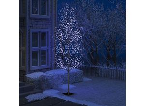 6090177737414 - Longziming - Weihnachtsbaum 1200 LEDs Blaues Licht Kirschblüten 400 cm