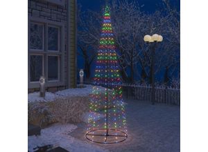 6090177737544 - Weihnachtskegelbaum 330 Bunte LEDs Dekoration 100x300 cm