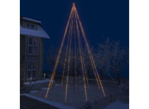 6090177737629 - Longziming - LED-Lichterkette Weihnachtsbaum Indoor Outdoor 1300 LEDs 8 m