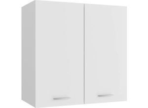 6090177753599 - The Living Store - Hängeschrank Weiß 60x31x60 cm Spanplatte