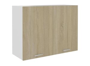 6090177753704 - Longziming - Hängeschrank Sonoma-Eiche 80x31x60 cm Spanplatte