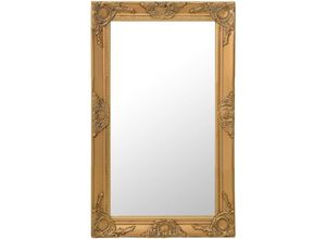 6090204305616 - Maisonchic - Wandspiegel Spiegel Badzimmer Spiegel im Barock-Stil 50x80 cm Golden BNTED615389