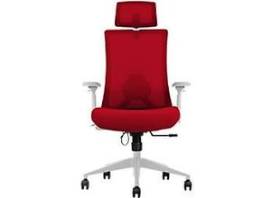 6090317592521 - euroseats Bürostuhl Netz Rot 520 x 1111 mm