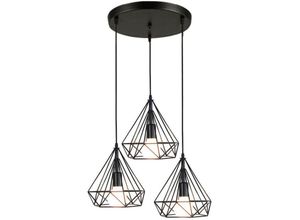 6091162320161 - Axhup - Pendelleuchte Edison Hängelampe mit Ø26cm Regenschirm Lampenschirm Eisen Art Lampe für Loft Esszimmer Wohnzimmer Weiß 4PCS