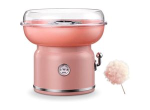 6094253574337 - Kinsi - Zuckerwattemaschine 500W Cotton Candy Machine 300ml Upgrade-Kapazität (Pink)