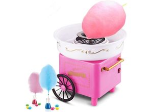 6094253574351 - Kinsi - Zuckerwattemaschine 220V Cotton Candy Machine (Rosa)