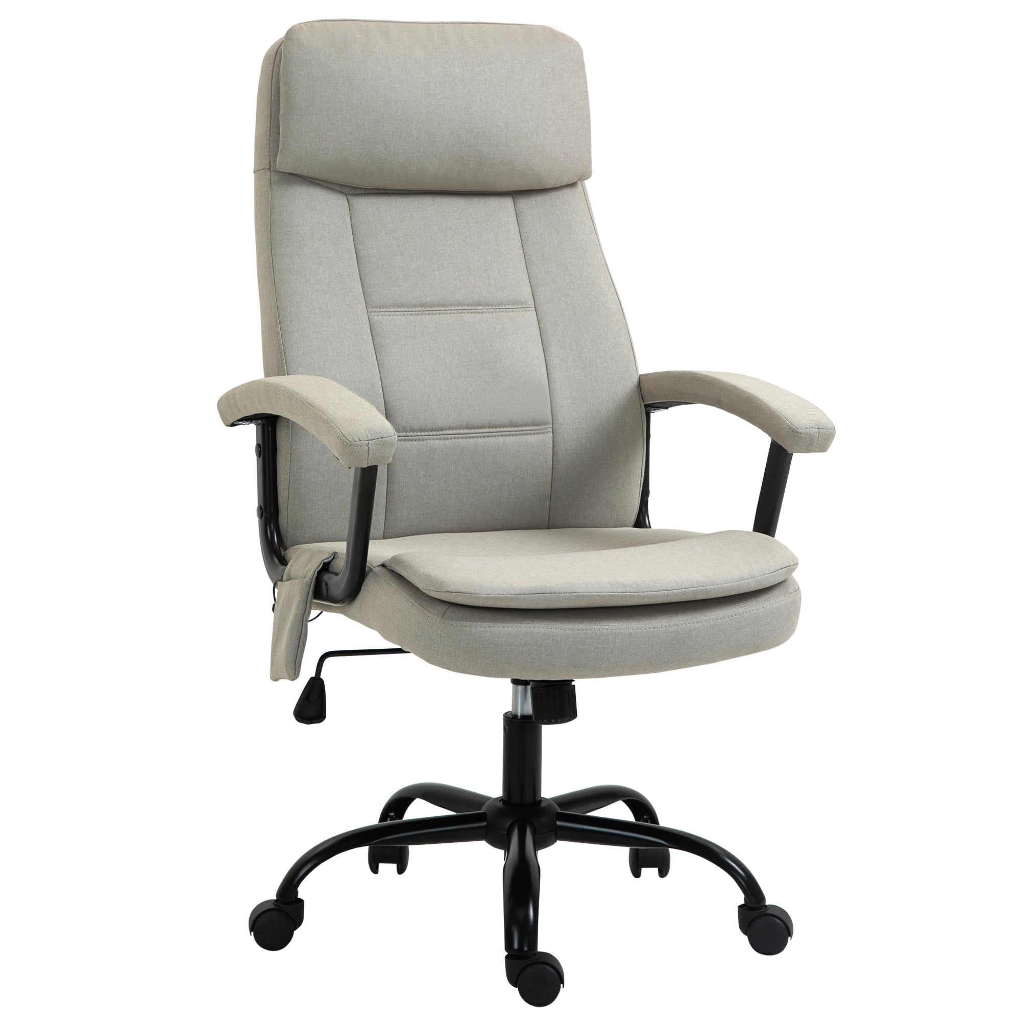 6095801822856 - Massage-Bürostuhl höhenverstellbarer Chefsessel Spielesessel mit Massagefunktion ergonomischer Drehsessel Massagesessel Leinenoptik beige 63 x 70 x 112-121 cm 6095801822856 - Massage-Bürostuhl höhenverstellbarer Chefsessel Spielesessel mit Massagefunktion ergonomischer Drehsessel Massagesessel Leinenoptik beige 63 x 70 x 112-121 cm